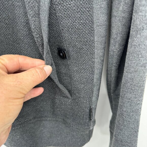 VERY NICE MENS TED BAKER LIGHT KNIT FULL ZIP JACKET SIZE XXL 6 Gray - Picture 6 of 12